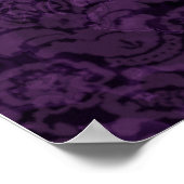 Elegant Blauw Masker Poster (Hoek)
