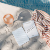 Elegant  Blauw Matron of Honor Voorstel Kaart