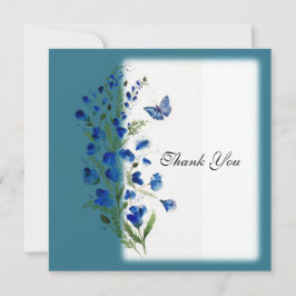 Elegant blauw met bloemen