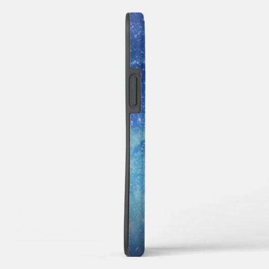 Elegant Blauw Moderne gradiënt galaxy glitter ster Case-Mate iPhone Case (Achterkant / Rechts)