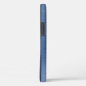 Elegant Blauw Monogram Case-Mate iPhone Case (Achterkant / Rechts)