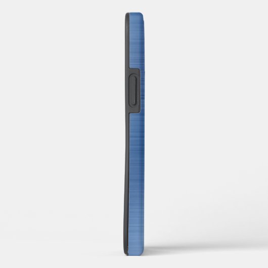 Elegant Blauw Monogram Case-Mate iPhone Case (Achterkant / Rechts)