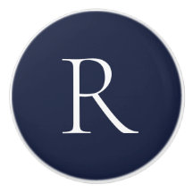 Elegant blauw monogram kabinet