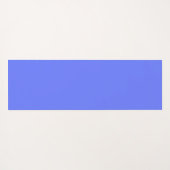 Elegant blauw paarse bloemenbloem yogamat (Achterkant (horizontaal))