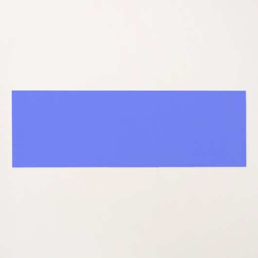 Elegant blauw paarse bloemenbloem yogamat (Achterkant (horizontaal))