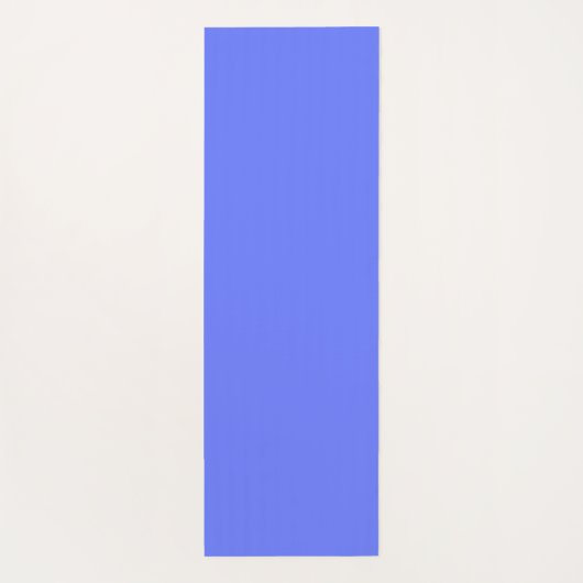 Elegant blauw paarse bloemenbloem yogamat (Achterkant)