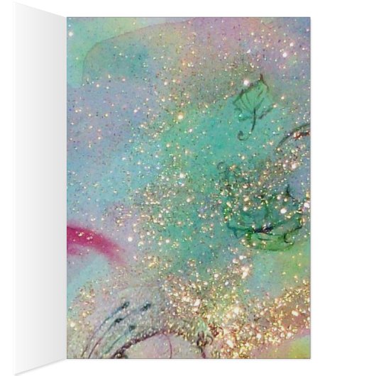 ELEGANT BLAUW PEACOCK, GEM STONES, BOW Vaderdag (Binnen (Rechts))