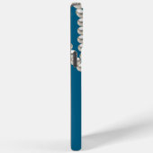 Elegant blauw Pearl ketting Case-Mate iPhone Case (Achterkant / Rechts)