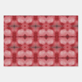 Elegant Blauw Rood Grijs Sneeuwbessen Kerstmis Inpakpapier Vel (Voorkant 2)