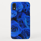 Elegant blauw roos blauw bloemblauw Case-Mate iPhone case (Achterkant)