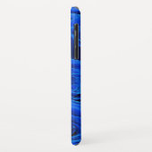 Elegant blauw roos blauw bloemblauw Case-Mate iPhone case (Achterkant/links)