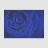 Elegant blauw roos bloempapier tissuepapier (Voorkant)