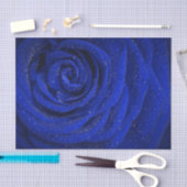 Elegant blauw roos bloempapier tissuepapier (Craft)