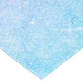 Elegant blauw roze zilver glitter design tafelkleed (Gekanteld)