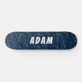 elegant blauw Skateboard (Horizontaal)