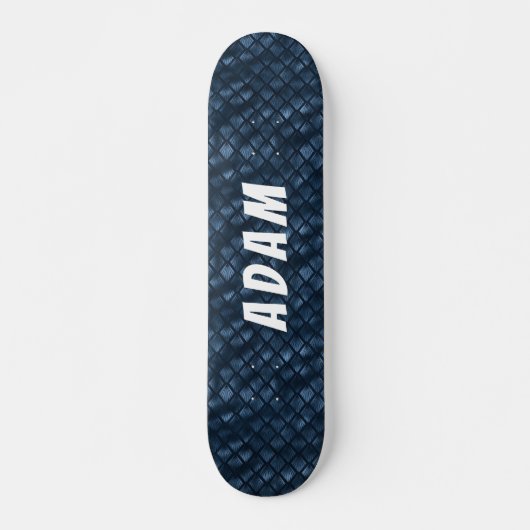 elegant blauw Skateboard (Voorkant)