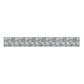 Elegant  Blauw toile de jouy Grosgrain Lint (Voorkant)