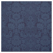 Elegant  Blauw Victoriaans Damask Stof (Swatch)