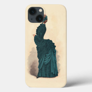 Elegant blauw Victoriaans jurken Mode iPhone 13 Hoesje