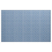 Elegant blauw-wit bloempatroon stof (Yard (91,4 cm))