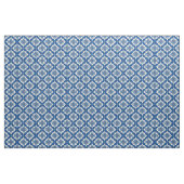 Elegant blauw-wit bloempatroon stof (Fat Quarter)