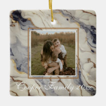 Elegant blauw wit goud koper marmer graniet