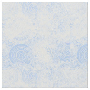 Elegant blauw wit mandala Collectie Stof