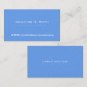 Elegant blauw zandsteen textuur professioneel visitekaartje (Voorkant / Achterkant)