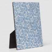 ELEGANT BLAUWE BLOEMEN FOTOPLAAT (Zijkant)