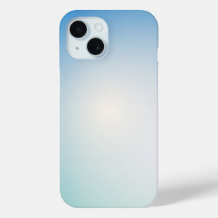 Elegant blauwe leer iPhone 15 case