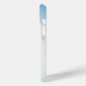 Elegant blauwe leer Case-Mate iPhone case (Achterkant / Links)