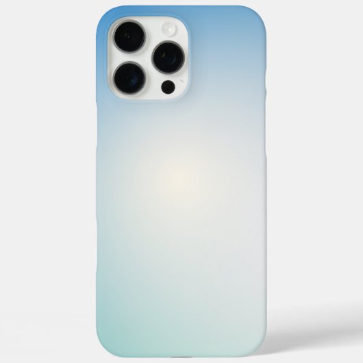 Elegant blauwe leer Case-Mate iPhone case (Achterkant)