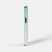 Elegant blauwe leer iPhone hoesje (Rechterkant)