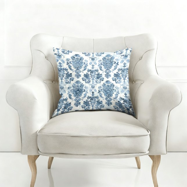 ELEGANT BLAUWE VINTAGE PATROON KUSSEN (Creator heeft geüpload)
