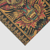 Elegant Blauwgroen "Aztec Dream" Designer Tissue P Tissuepapier (Detail)