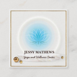 ELEGANT BLAUWGROEN BLAUWE BLAUWE BLAUWE BEMIDDELIN VIERKANTE VISITEKAARTJE