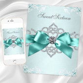 Elegant Blauwgroen Blue Diamond elke gelegenheid Kaart