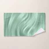 Elegant Blauwgroen cirkelpatroon Chic Stylish Bad Handdoek (Handdoek)