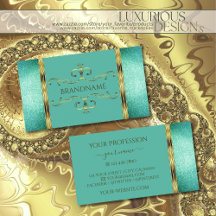 Elegant Blauwgroen Glitter Gold Border  Ornamenten