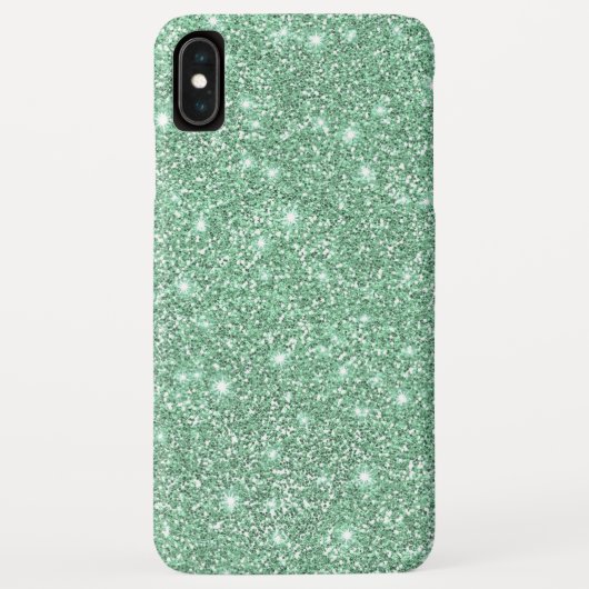 Elegant Blauwgroen Groen Faux Glamoureus Glitter Case-Mate iPhone Case (Achterkant)