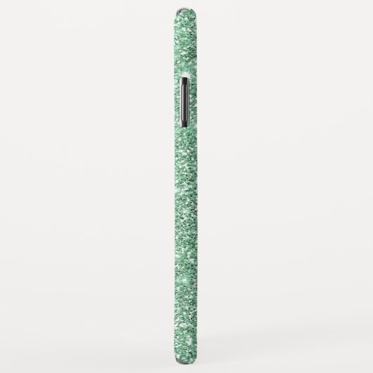 Elegant Blauwgroen Groen Faux Glamoureus Glitter Case-Mate iPhone Case (Achterkant/rechts)
