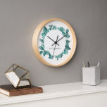 Elegant Blauwgroen groen Moderne gepersonaliseerde<br><div class="desc">Prachtig blauwgroen groen maakt een elegant statement voor uw huis. U kunt uw formulering personaliseren.</div>