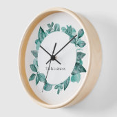 Elegant Blauwgroen groen Moderne gepersonaliseerde (Hoek)