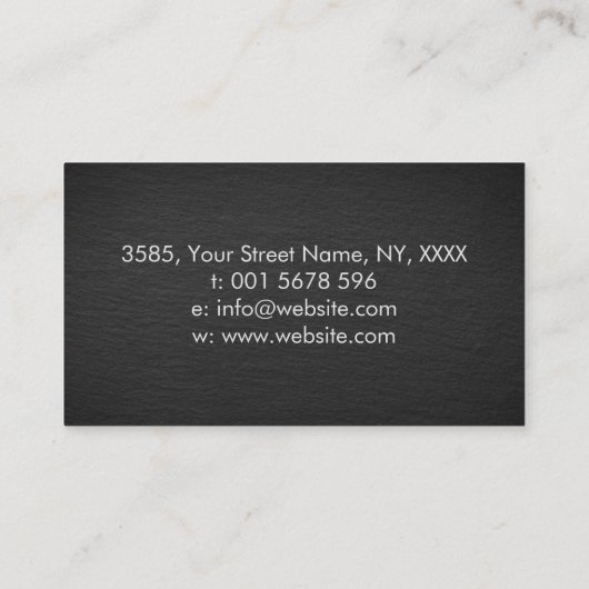 Elegant Blauwgroen Marble Lotus - gouden sierplant Visitekaartje (Achterkant)