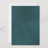 Elegant Blauwgroen Roos We doen nog steeds bruilof Kaart (Achterkant)