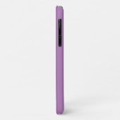 Elegant Blauwgroen Script Monogram & Naam, Lavende Case-Mate iPhone Case (Achterkant/links)