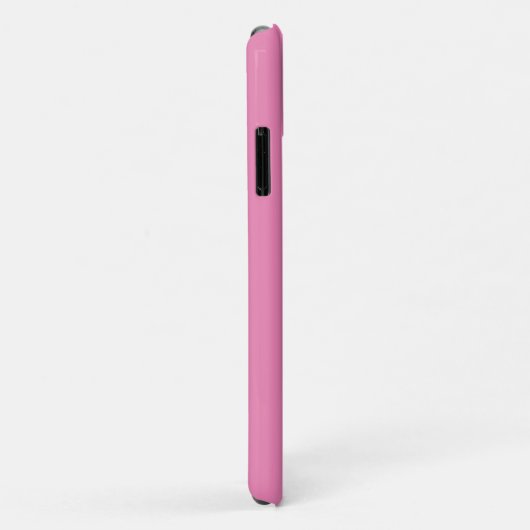 Elegant Blauwgroen Script Monogram & Naam, Roze Case-Mate iPhone Case (Achterkant/rechts)