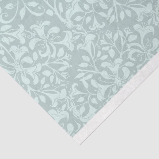 Elegant Blauwgroen tissuepapier (Detail)