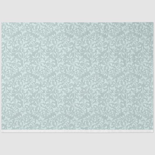 Elegant Blauwgroen tissuepapier (Voorkant)