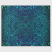 Elegant Blauwgroen Turquoise Gemstone Cadeaupapier (Vlak)